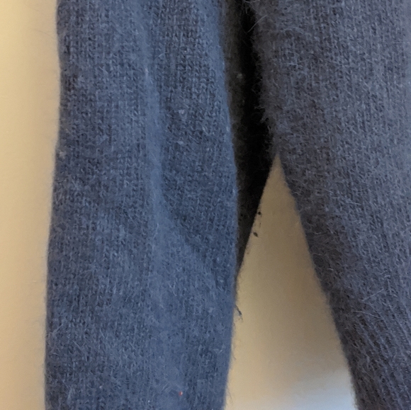 Vintage Sportscraft Lambs Wool Angora Gray Cardigan Sweater 16 - Picture 14 of 14